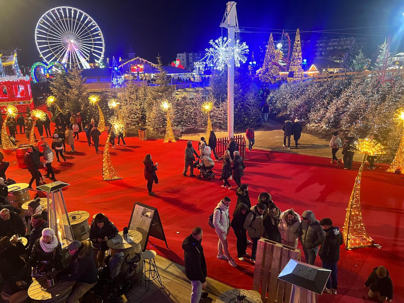 Soirée au marché de Noël