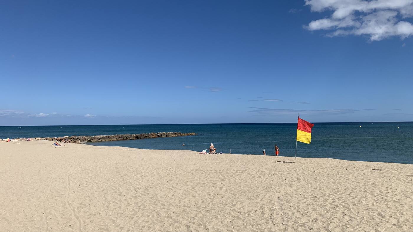 La plage de sable